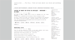 Desktop Screenshot of blog.justecordes.fr